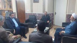 دیدار رئیس اداره اوقاف و امور خیریه میانه با شهرادر