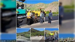 آغاز عملیات اجرایی روکش آسفالت کلی محور میانه تبریز