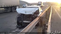 برخورد بنز سواری و دنا ۴ فوتی و مصدوم بجا گذاشت