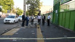 تصویر/بازدید شهردار و اعضای شورای اسلامی شهرمیانه از اجرای کفپوش خیابان امام خمینی