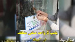 پلمپ ۵ واحد صنفي متخلف در "میانه"