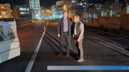 تصویر/شروع خط کشی خیابان های شهر میانه توسط شهرداری