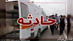 برخورد منجر به فوت پراید با عابر پیاده در "میانه"