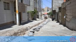 جدولگذاری آبروهای کوچه های ارغوان و ارغوان 1