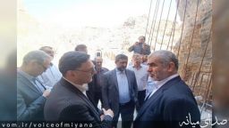 بازدید میدانی نمایندگان اردبیل از پیشرفت راه آهن اردبیل - میانه