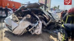 واژگونی پراید در اتوبان پیامبر اعظم(ص) یک کشته برجای گذاشت