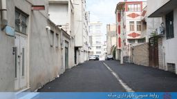 آسفالت کوچه نهم در خیابان آزادگان جنوبی