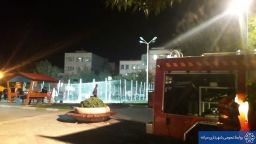 تامین روشنایی اضطراری بوستان دانش توسط ستاد مدیریت بحران شهرداری میانه