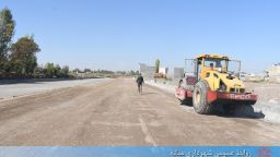 ادامه عملیات زیر سازی قطعه چهارم کمربندی جنوبی