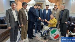 دیدار شهردار و اعضای شورای اسلامی شهر با مدال آوران میانه ای پاراالمپیک