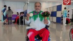 کسب مدال نقره توسط اسدالله عظیمی جانباز سرافراز و غیور میانه ای