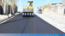 آسفالت ریزی خیابان شهریار در کوی شهید بهشتی