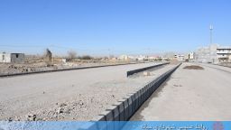 جدول گذاری رفیوژ میانی قطعه سوم بلوار سید سجاد حججی