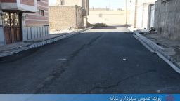 آسفالت کوچه اول گلستان دوم در شهرک ولیعصر