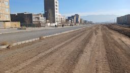 خاکبرداری و تسطیح بلوار پاسداران در اندیشه