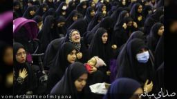 گزارش تصویری تشییع پیکر شهیده فائزه رحیمی در دانشگاه فرهنگیان