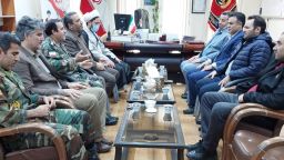 دیدار شهردار و اعضای شورای اسلامی شهر میانه با فرمانده جدید تیپ شهید پاکدوست میانه