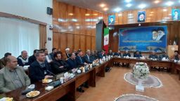 جلسه تکریم سعادتی فرماندار اسبق و معرفی هنربر فرماندار جدید شهرستان میانه