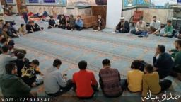 تصاویر مراسم اعتکاف در شهرستان میانه