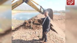 تخریب دو باب استخر غیر مجاز ذخیره آب کشاورزی در میانه