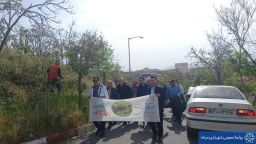 برنامه فرهنگی جمع آوری زباله، پاکسازی و تنظیف محیط پارک جنگلی میانه