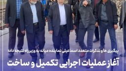 آغاز علملیات اجرایی تکمیل و ساخت ایستگاه راه آهن ترکمانچای