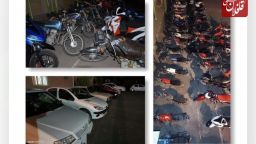 توقیف ۵۹ دستگاه وسیله نقلیه متخلف در طرح عملیاتی پلیس میانه