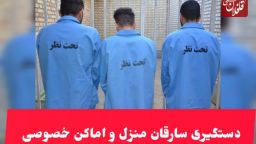 دستگيري سارقان منزل و اماکن خصوصی در میانه