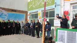 زنگ مقاومت در مدرسه شبانه روزی امام خمینی (ره)آقکند نواخته شد