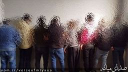 انهدام باند سارقان و دستگیری ۹ سارق توسط پلیس میانه