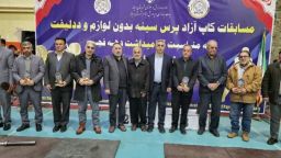 مسابقات پرورش اندام در میانه برگزار شد