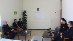 بازدید سرزده بخشدار کاغذکنان از ادارات آقکند