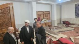 فرماندار ویژه میانه از روند کار بازسازی ساختمان حوزه علمیه برادران میانه بازدید کرد