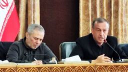 دیدار فرماندار ویژه میانه به همراه جمعی از معتمدین و اعضای ستاد انتخاباتی دکتر پزشکیان با سردار مولوی