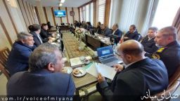 برگزاری وبینار کمیسیون مقابله با سرقت به ریاست استاندار در میانه