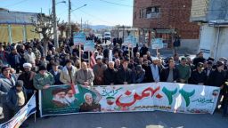 برگزاری راهپیمایی ۲۲ بهمن در بخش کندوان