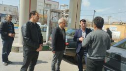 بازدید بخشدار کندوان از اقدامات نوروری شهردار شهر ترک