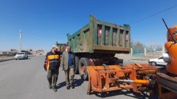 بازدید فرماندار ویژه میانه از طرح تسهیل تردد مسیر گلزار مومنین