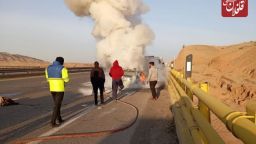 سانحه رانندگی با ۲ کشته در آزادراه تبریز - زنجان