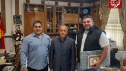 تقدیر فرماندار ویژه میانه از پهلوان مالک جعفری