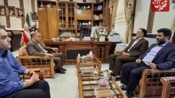 دیدار مدیرکل زندان های استان با فرماندار ویژه میانه