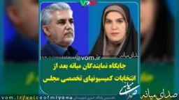 جایگاه نمایندگان مجلس در انتخابات سال دوم کمیسیون های تخصصی مجلس