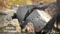 جلوگیری از حفاری غیرمجاز در محدوده سنگ ۲ تنی ایشلق میانه