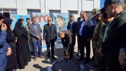 کلنگ ساخت مدرسه ۹ کلاسه خیرساز مرحوم سید یعقوب علوی فر بر زمین زده شد