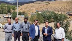 بازدید بخشدار کندوان از پروژه‌های عمرانی روستاهای سوطی و دلیقیز