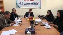 جلسه انجمن کتابخانه با ریاست بخشدار کندوان برگزار شد.