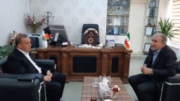 نشست فرماندار ویژه میانه با مدیرکل راهداری و حمل ونقل جاده ای استان