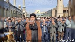 تصاویر اقامه نماز “طلب باران” در میانه