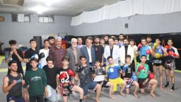 حضور فرماندار ویژه میانه در باشگاه های ورزشی و تبریک هفته تربیت بدنی به ورزشکاران