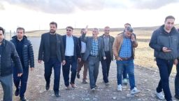 تشکیل جلسه و بازدید راه روستایی بالوجه و گنگدیک در راستای حل مشکل معارض